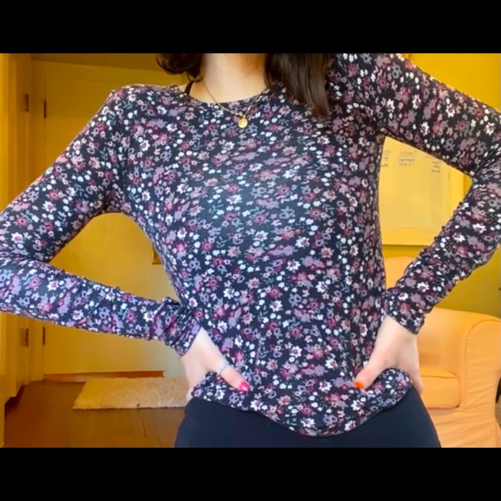 Floral tee